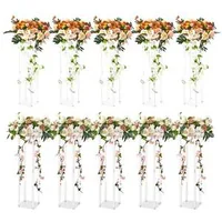 Stand-pentru-flori-de-nuntă-Flower-Stand-10-bucăți-înălțime-60-cm-coloană-din-acril