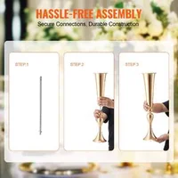 Vază-metalică-luxoasă-pentru-flori-tip-Trumpet-56-cm-înălțime-set-de-2-bucăți-culoare-aurie