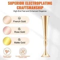 Vază-metalică-luxoasă-pentru-flori-tip-Trumpet-56-cm-înălțime-set-de-2-bucăți-culoare-aurie