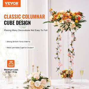 Suport-pentru-flori-la-nuntă-Flower-Stand-set-de-2-bucăți-80-cm-înălțime-coloană-din-acril