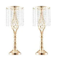 Vază-metalică-luxoasă-pentru-flori-cu-cristale-55-cm-înălțime-set-de-2-bucăți-culoare-aurie