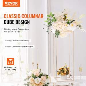 Suport-pentru-flori-la-nuntă-Flower-Stand-2-bucăți-înălțime-80-cm-coloană-metalică-culoare-aurie