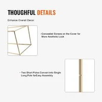 Suport-pentru-flori-la-nuntă-Flower-Stand-2-bucăți-înălțime-80-cm-coloană-metalică-culoare-aurie