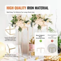 Suport-pentru-flori-la-nuntă-Flower-Stand-2-bucăți-înălțime-80-cm-coloană-metalică-culoare-aurie