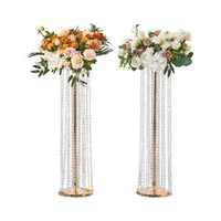 Suporturi-aurii-pentru-flori-de-nuntă-cu-cristale-2-bucăți-înălțime-de-90-cm