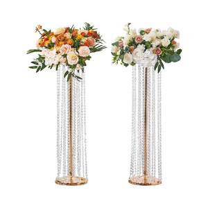 Suporturi-aurii-pentru-flori-de-nuntă-cu-cristale-2-bucăți-înălțime-de-90-cm