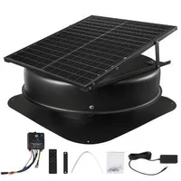 Ventilator-solar-pentru-mansardă-50-W-3000-CFM-cu-termostat-și-telecomandă