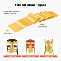 Panglici-elastice-decorative-pentru-scaune-50-de-bucăți-aurii-cu-cataramă