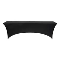 Huse-pentru-mese-dreptunghiulare-din-spandex-6-bucăți-244-cm-8-picioare-lungime-culoare-neagră