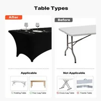 Huse-pentru-mese-dreptunghiulare-din-spandex-6-bucăți-244-cm-8-picioare-lungime-culoare-neagră