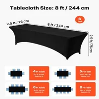 Huse-pentru-mese-dreptunghiulare-din-spandex-6-bucăți-244-cm-8-picioare-lungime-culoare-neagră
