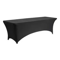 Huse-pentru-mese-dreptunghiulare-din-spandex-6-bucăți-244-cm-8-picioare-lungime-culoare-neagră