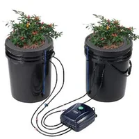 Sistem-hidroponic-DWC-cu-2-găleți-2-x-20L-și-irigare-prin-picurare-la-suprafață