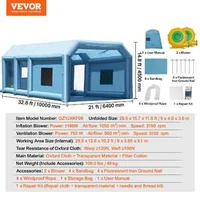 Cabană-gonflabilă-pentru-vopsit-extrem-de-mare-10-x-6-4-x-4-5-m