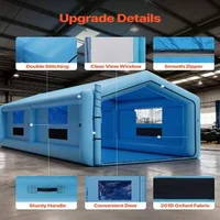 Cabină-de-vopsit-profesională-gonflabilă-12-x-5-x-4-m-cu-acoperiș-triunghiular