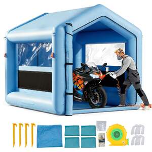 Cabană-gonflabilă-compactă-pentru-vopsit-3-x-2-5-x-2-5-m-cu-acoperiș-triunghiular