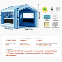 Cabană-gonflabilă-compactă-pentru-vopsit-3-x-2-5-x-2-5-m-cu-acoperiș-triunghiular