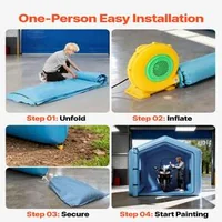 Cabană-gonflabilă-compactă-pentru-vopsit-3-x-2-5-x-2-5-m-cu-acoperiș-triunghiular