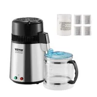 Distilator-pentru-apă-4-0-L-oțel-304-și-carafă-din-sticlă-borosilicată