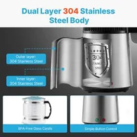 Distilator-pentru-apă-4-0-L-oțel-304-și-carafă-din-sticlă-borosilicată