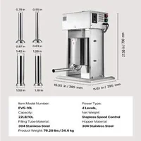 Aparat-electric-profesional-de-umplut-cârnați-10-litri