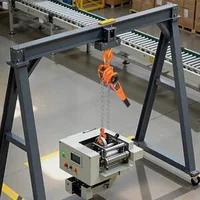 Palan-manual-cu-pârghie-Lever-Chain-Hoist-capacitate-de-750-kg-3-4-T-lanț-de-6-m