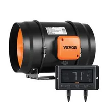 Ventilator-pentru-tubulatură-cu-motor-EC-203-mm-și-controler-inteligent-de-temperatură-și-umiditate