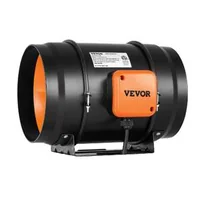 Ventilator-pentru-tubulatură-cu-motor-EC-203-mm-și-controler-inteligent-de-temperatură-și-umiditate
