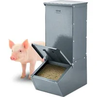 Hrănitoare-metalică-cu-ușă-dublă-pentru-până-la-5-porci