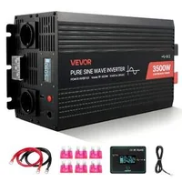 Invertor-cu-undă-sinusoidală-pură-3500W-12V-la-230V-ecran-LCD-și-telecomandă