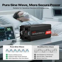 Invertor-cu-undă-sinusoidală-pură-4000-W-12V-către-230V-afișaj-LCD-și-telecomandă