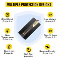 Invertor-cu-sinus-pur-2500W-12V-la-230V-afișaj-LCD-și-telecomandă