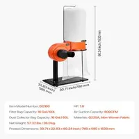 Colector-de-praf-cu-motor-de-1-HP-și-debit-de-aer-de-800-CFM-filtrare-de-2-5-microni