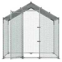 Adăpost-metalic-mare-pentru-găini-volieră-2-x-1-x-2-metri-din-oțel-galvanizat