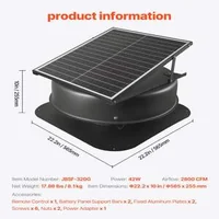 Ventilator-solar-pentru-pod-42-W-2800-CFM-cu-adaptor-inteligent-110V