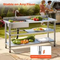 Chiuvetă-profesională-din-oțel-inoxidabil-1200x500x940-mm-cu-baterie-și-raft-dublu