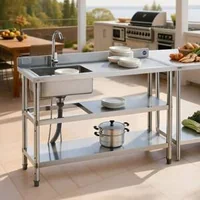 Chiuvetă-profesională-din-oțel-inoxidabil-1200x500x940-mm-cu-baterie-și-raft-dublu