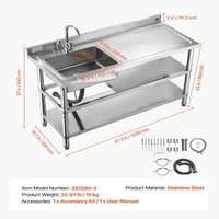 Chiuvetă-profesională-din-oțel-inoxidabil-1200x500x940-mm-cu-baterie-și-raft-dublu