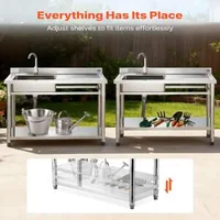 Chiuvetă-profesională-din-oțel-inoxidabil-1000x500x940-mm-cu-cuvă-în-dreapta