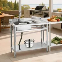 Chiuvetă-profesională-din-oțel-inoxidabil-1000x500x940-mm-cu-cuvă-în-dreapta