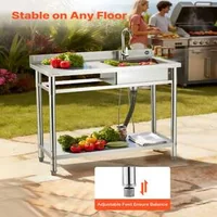 Chiuvetă-profesională-din-oțel-inoxidabil-1000x500x940-mm-cu-cuvă-în-stânga