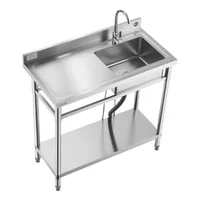 Chiuvetă-profesională-din-oțel-inoxidabil-1000x500x940-mm-cu-cuvă-în-stânga