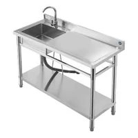 Chiuvetă-profesională-din-oțel-inoxidabil-1200x500x940-mm-cu-bazin-pe-dreapta