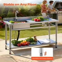 Chiuvetă-profesională-din-oțel-inoxidabil-1200x500x940-mm-cu-bazin-pe-dreapta