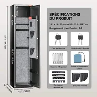 Seif-dulap-pentru-arme-pentru-5-puști-încuietoare-digitală-alarmă-oțel-de-1-8-mm