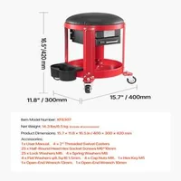 Taburet-de-atelier-pe-roți-cu-2-sertare-136-kg-pernă-detașabilă-și-organizator
