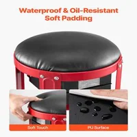 Taburet-de-atelier-pe-roți-cu-2-sertare-136-kg-pernă-detașabilă-și-organizator