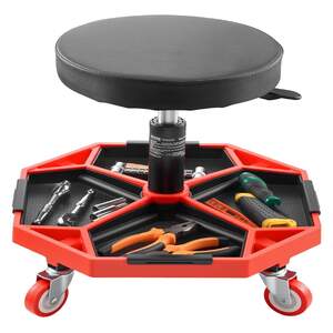 Taburet-reglabil-pentru-mecanici-pe-roți-136-kg-cu-4-tăvi-interschimbabile-și-cilindru-pneumatic