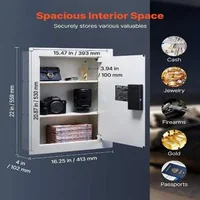 Seif-încastrat-în-perete-23-5-L-design-ascuns-3-niveluri-închidere-digitală