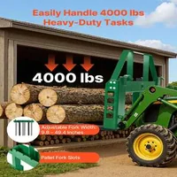 Furci-pentru-paleți-pentru-mini-încărcător-1814-kg-1065-mm-Quick-Attach-pentru-tractoare-JD